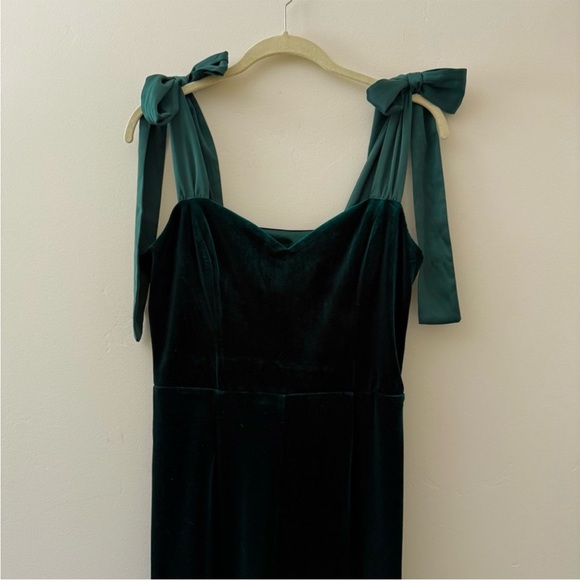 Endless Rose Teal Velvet Jumpsuit - Picture 9 of 10